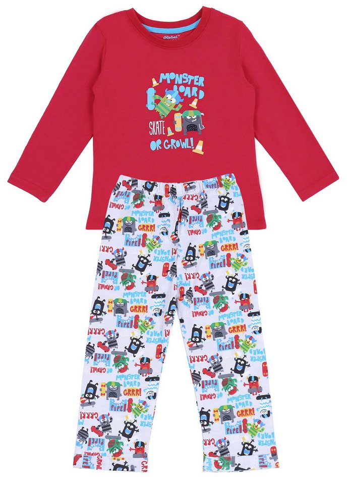 Sarcia.eu Schlafanzug Czerwona piżama Monster Board 2-3 Jahre von Sarcia.eu