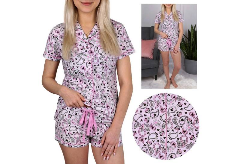 Sarcia.eu Schlafanzug DISNEY Minnie Mouse Pyjama mit Hemd, rosa, kurze Hose L Sarcia.eu Schlafanzug DISNEY Minnie Mouse Pyjama mit Hemd, rosa, kurze Hose L von Sarcia.eu