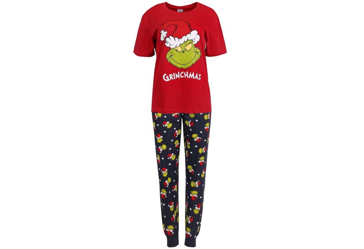 Sarcia.eu Schlafanzug Der Grinch Weihnachtspyjama für Männer, Pyjama mit langer Hose XXL von Sarcia.eu
