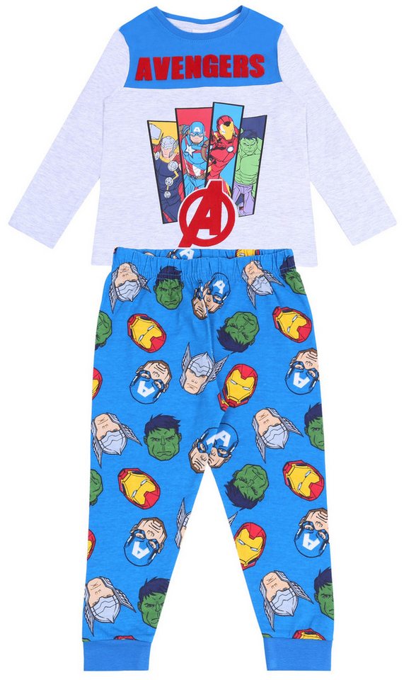 Sarcia.eu Schlafanzug Grau-blauer Schlafanzug AVENGERS MARVEL 5-6 Jahre von Sarcia.eu