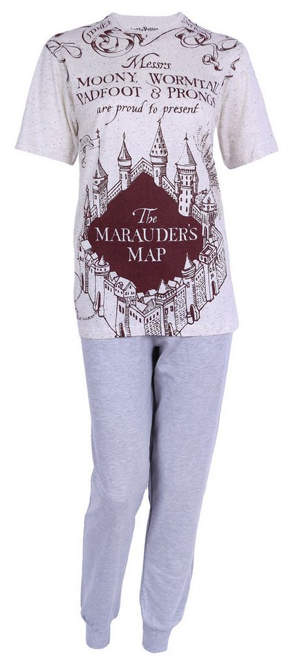 Sarcia.eu Schlafanzug Grau-cremefarbener Schlafanzug HARRY POTTER L von Sarcia.eu