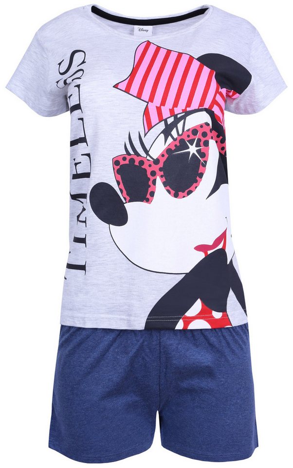 Sarcia.eu Schlafanzug Grau-dunkelblauer Pyjama für Frauen Minnie Mouse Disney S von Sarcia.eu