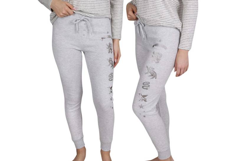 Sarcia.eu Schlafanzug HARRY POTTER graue Damen Leggings mit Hogwarts Haus Motiv XL von Sarcia.eu