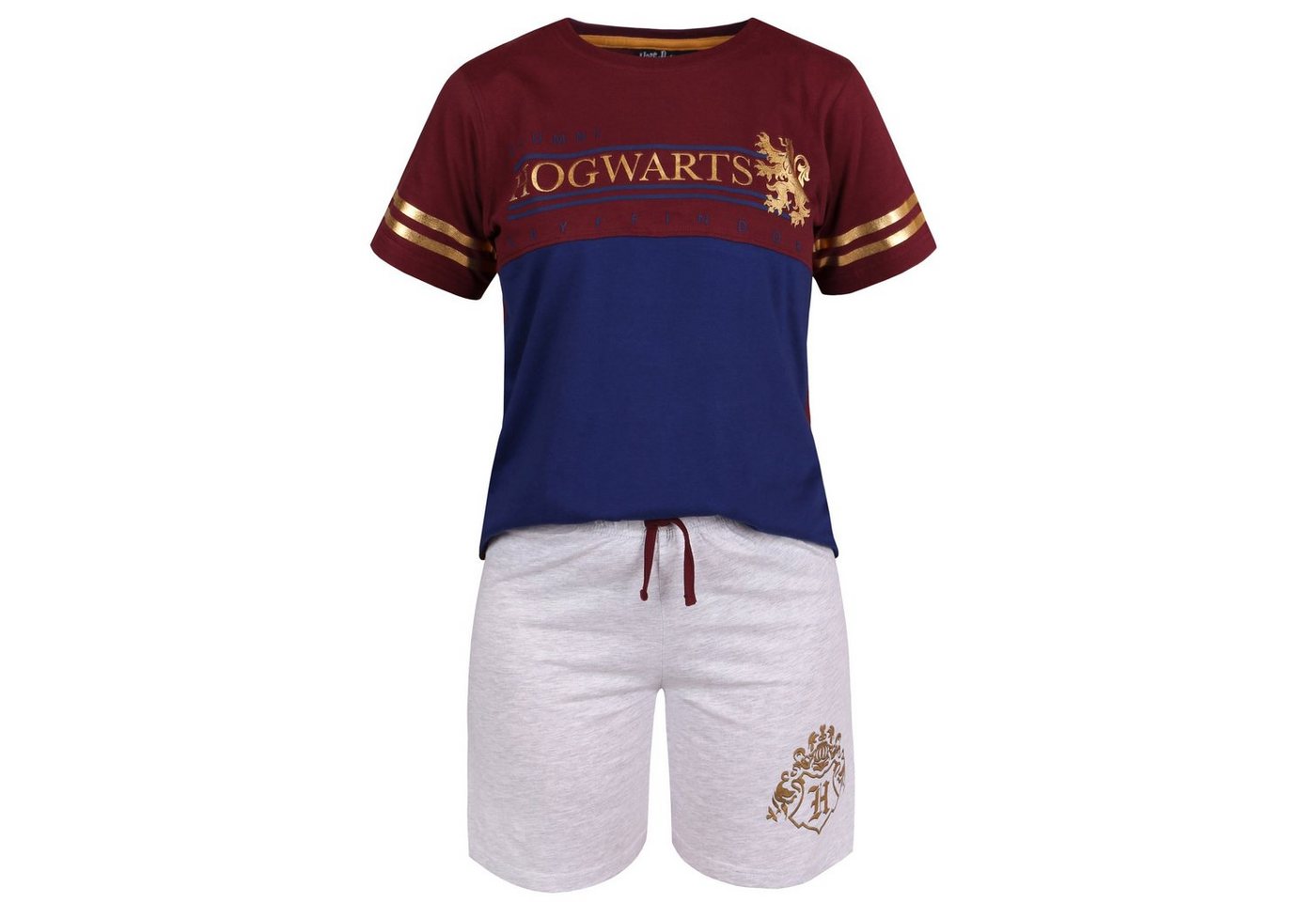 Sarcia.eu Schlafanzug HARRY POTTER Hogwarts Set für Jungen T-Shirt kurze Hose 11-12 Jahre von Sarcia.eu