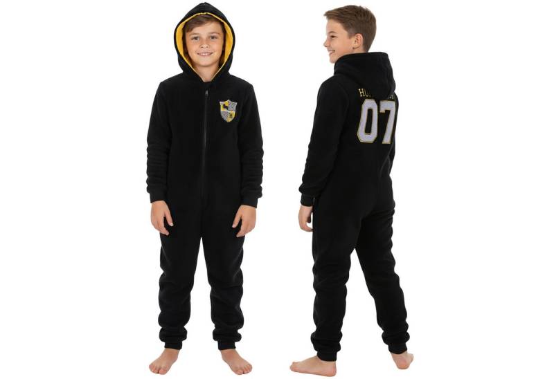Sarcia.eu Schlafanzug Harry Potter Hufflepuff Kinder Onesie, warmer Fleece mit Kapuze von Sarcia.eu