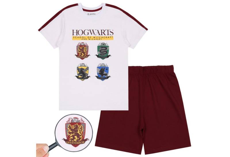 Sarcia.eu Schlafanzug Harry Potter Jungen Schlafanzug kurze Hose weiß-kastanienbraun 140 cm von Sarcia.eu