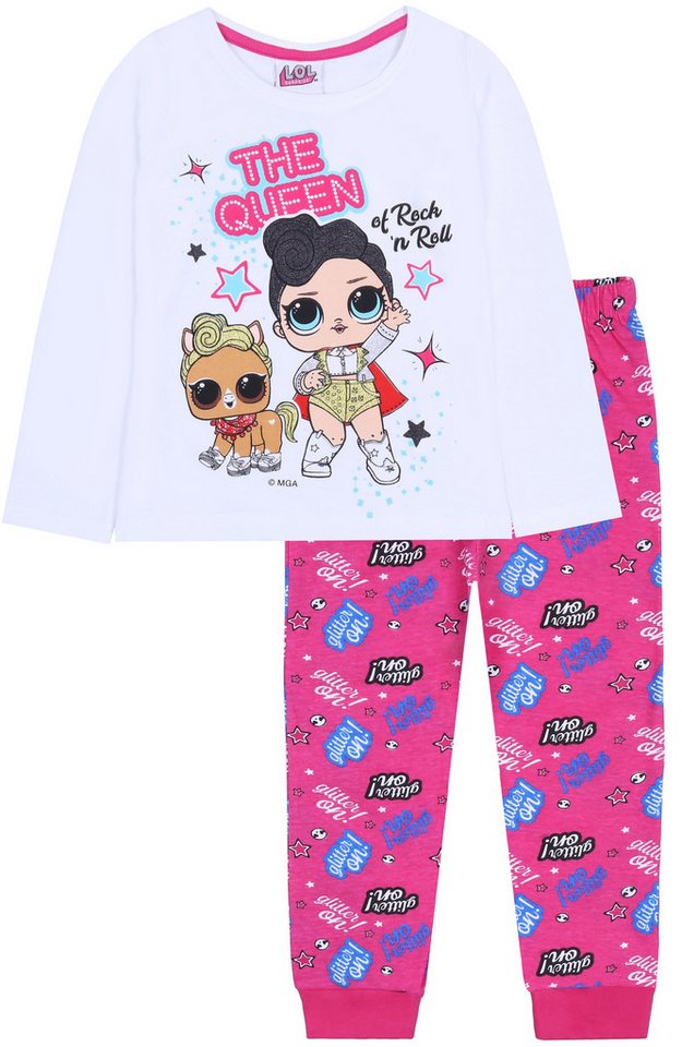 Sarcia.eu Schlafanzug Rosa-weißes Pyjama für Mädchen LOL Surprise 3 Jahre von Sarcia.eu