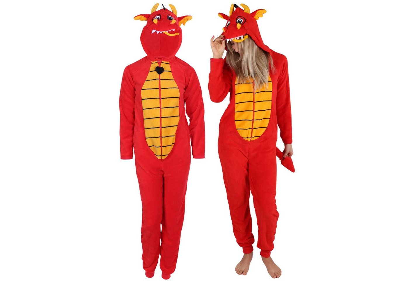 Sarcia.eu Schlafanzug Rotes einteliges Pyjama/Schlafanzug Drache S Sarcia.eu Schlafanzug Rotes einteliges Pyjama/Schlafanzug Drache S von Sarcia.eu