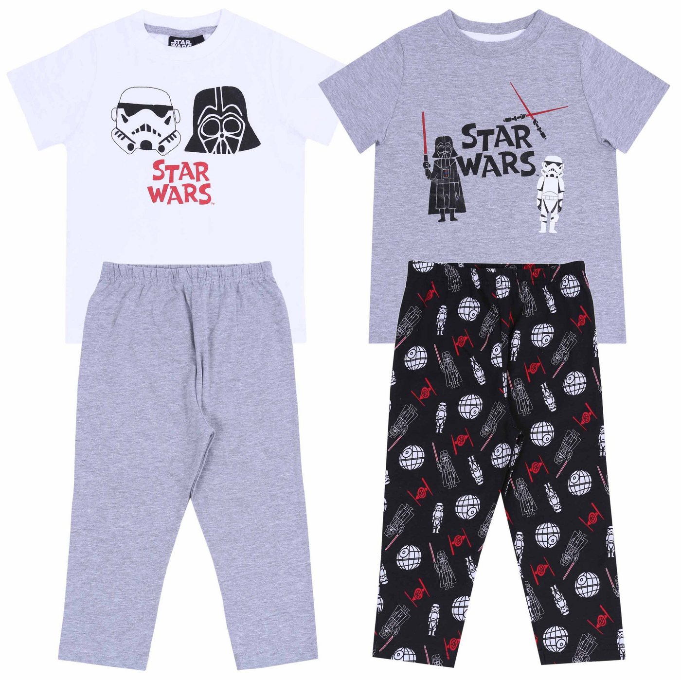 Sarcia.eu Schlafanzug STAR WARS DISNEY 2x Pyjama Schlafanzug für Jungen 18-24 Monate von Sarcia.eu