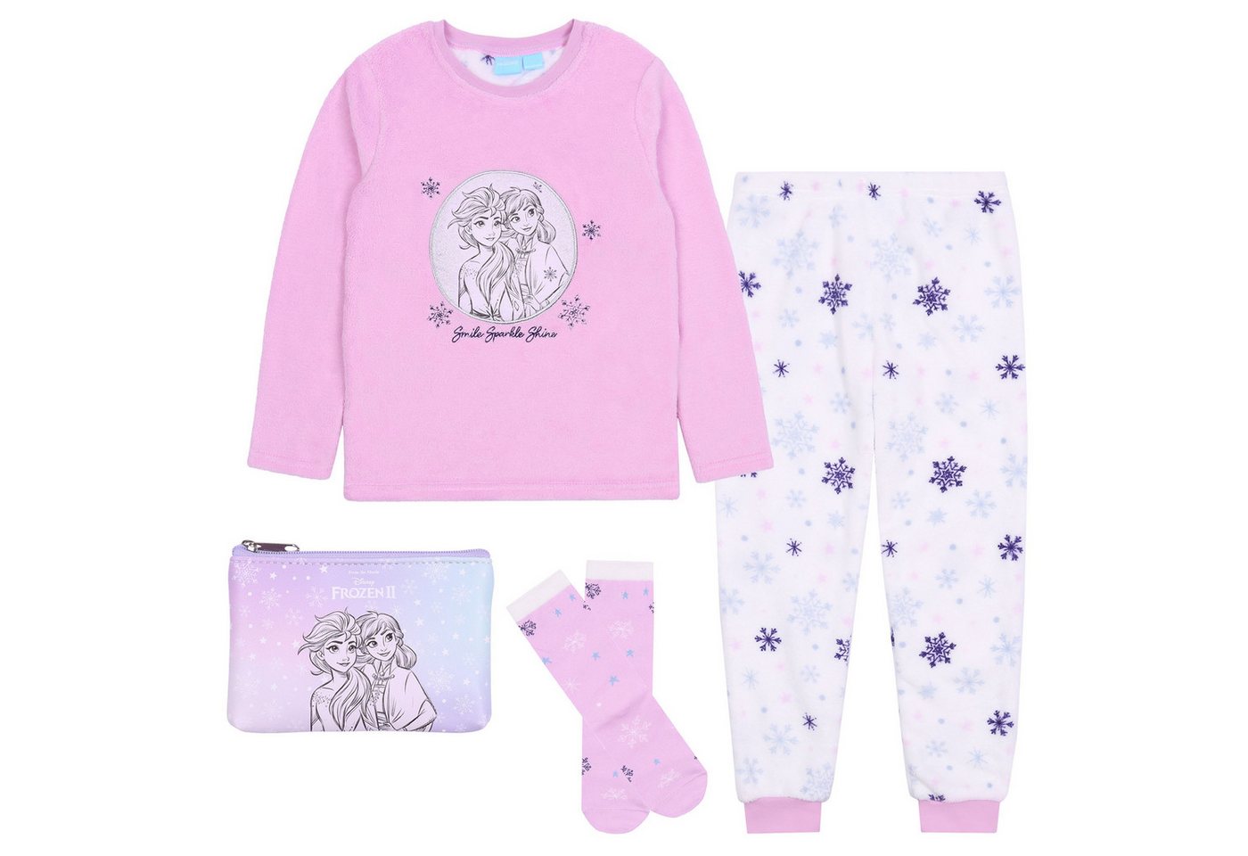 Sarcia.eu Schlafanzug Set/Geschenkset Pyjama mit Socken und Geldbörse Frozen 7-8 Jahre von Sarcia.eu