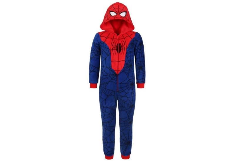 Sarcia.eu Schlafanzug Spider-Man MARVEL - Kinder Fleece-Einteiler mit Kapuze, 5-6 Jahre von Sarcia.eu