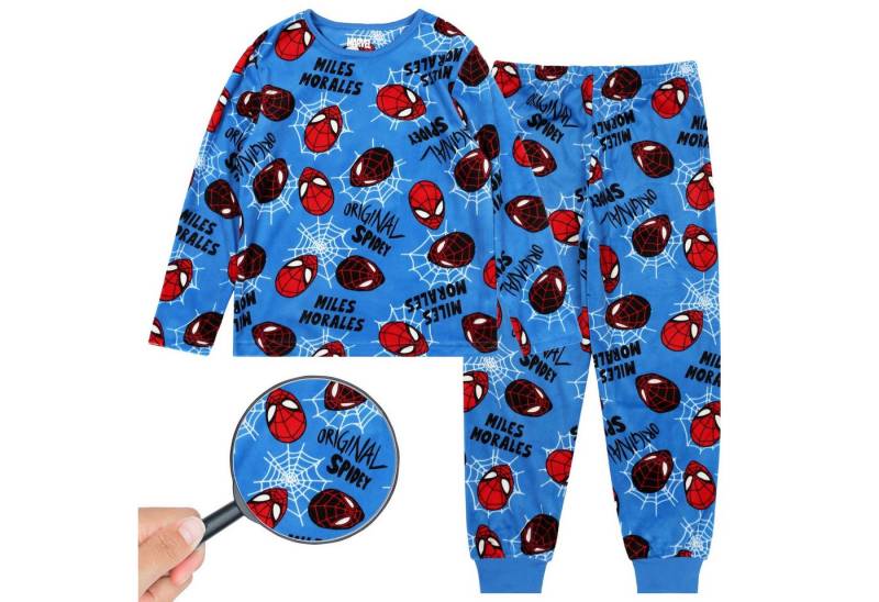 Sarcia.eu Schlafanzug Spider-Man Marvel Blauer Fleece-Schlafanzug für Jungen, 5-6 Jahre von Sarcia.eu