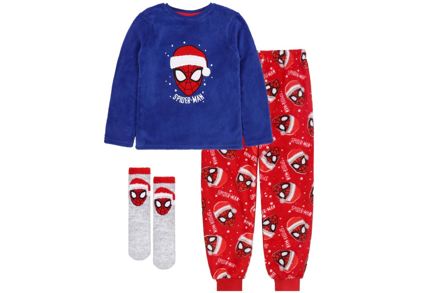 Sarcia.eu Schlafanzug Spiderman MARVEL Geschenkset: Schlafanzug + Socken, Jungen, 2-3 Jahre von Sarcia.eu