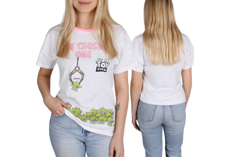 Sarcia.eu Schlafanzug DISNEY Toy Story Weißes Damen T-Shirt mit kurzen Ärmeln von Sarcia.eu