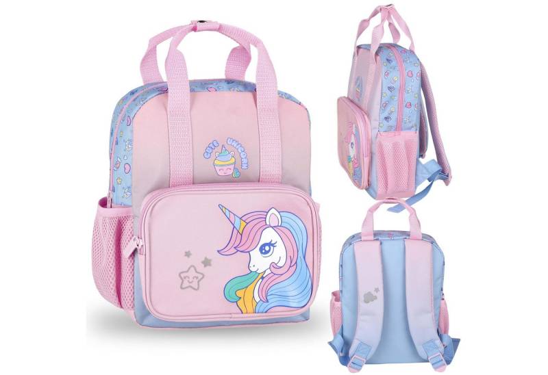 Sarcia.eu Schulrucksack EINHORN Rucksack für Mädchen, REISERUCKSACK mit Reflektoren 29x23x9cm von Sarcia.eu