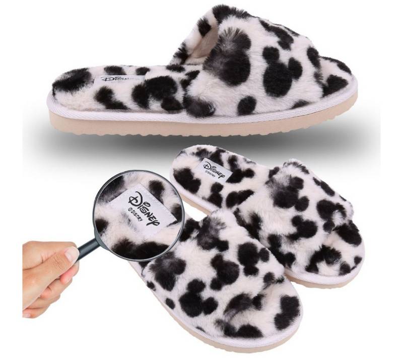 Sarcia.eu Schwarz-beigefarbene Hausschuhe Mickey Maus DISNEY 38-39 EU / 5-6 UK Hausschuh von Sarcia.eu