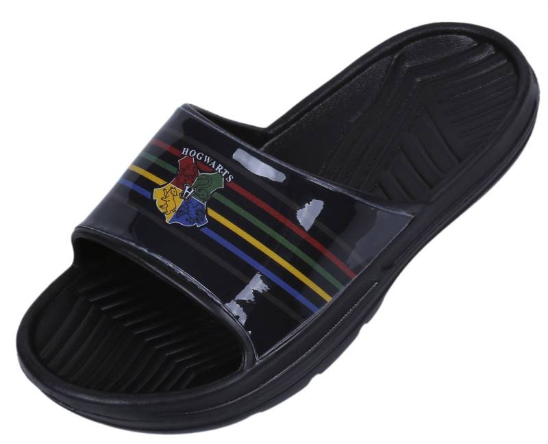 Sarcia.eu Schwarze Flip-Flops mit Wappen von HOGWARTS Harry Potter 29-30 EU Pantolette von Sarcia.eu