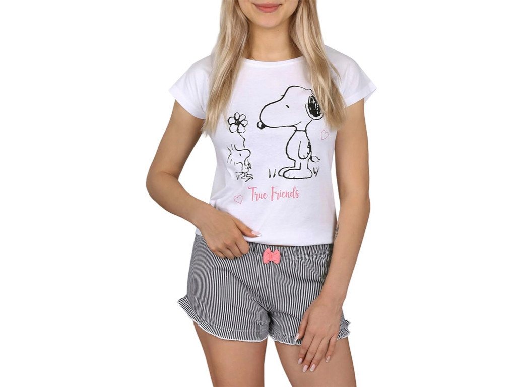 Sarcia.eu Shorty Snoopy und die Peanuts, kurzarm Mädchen-Pyjama von Sarcia.eu