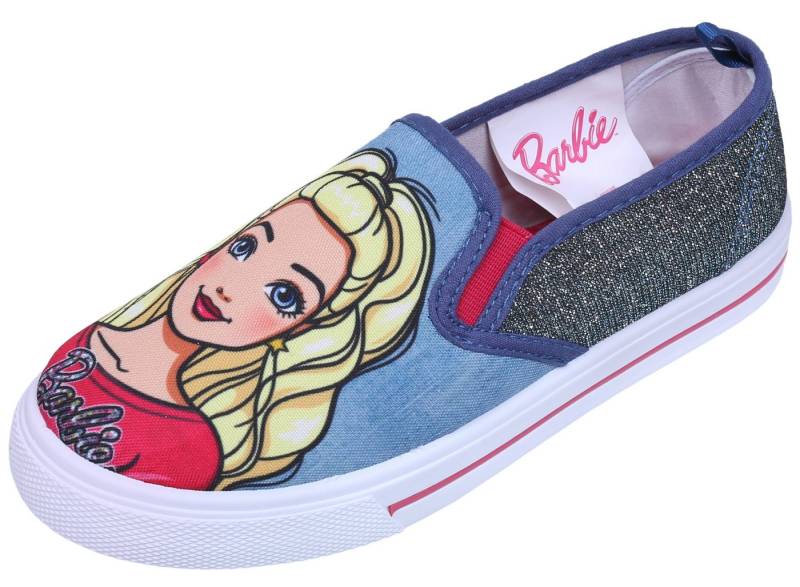 Sarcia.eu Slip-On-Turnschuhe aus Jeansstoff BARBIE mit Brokatt-Details 32 EU Babystiefel von Sarcia.eu
