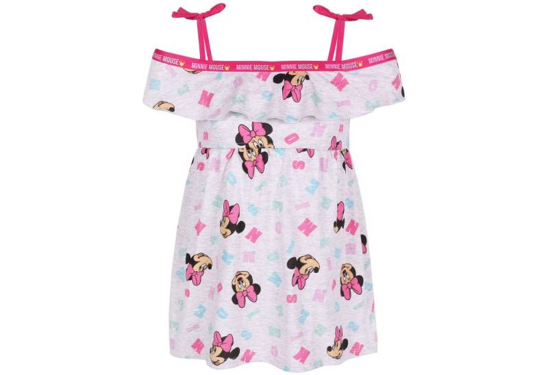 Sarcia.eu Sommerkleid Graues Mädchenkleid Sommerkleid mit Muster Minnie Maus DISNEY 9 Jahre von Sarcia.eu