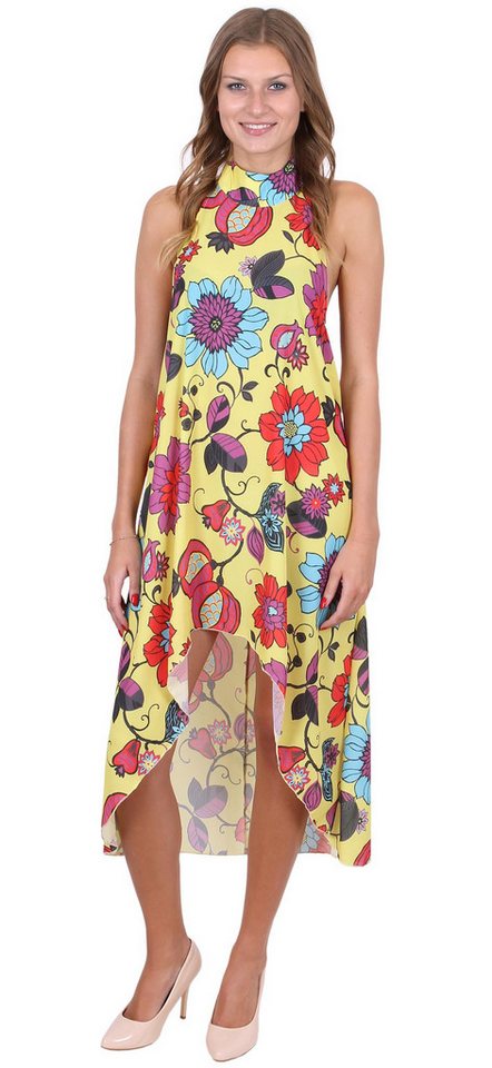 Sarcia.eu Sommerkleid John Zack Gelbes Blumenkleid M-L von Sarcia.eu