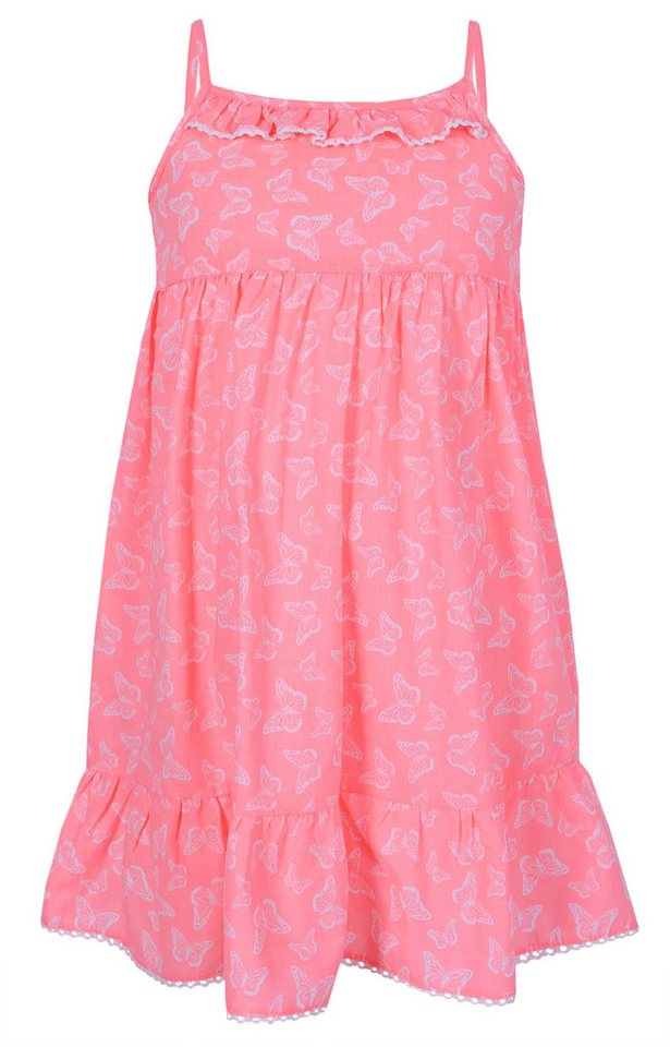 Sarcia.eu Sommerkleid Neonorangefarbiges Kleid mit Schmetterlingen 3-4 Jahre von Sarcia.eu