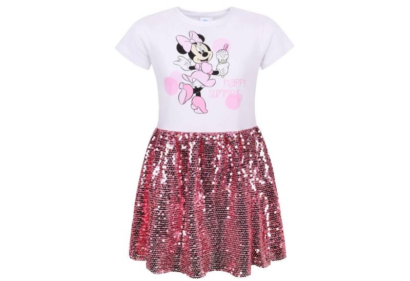 Sarcia.eu Sommerkleid Disney Minnie Kleid aus Baumwolle mit Pailletten für Mädchen von Sarcia.eu