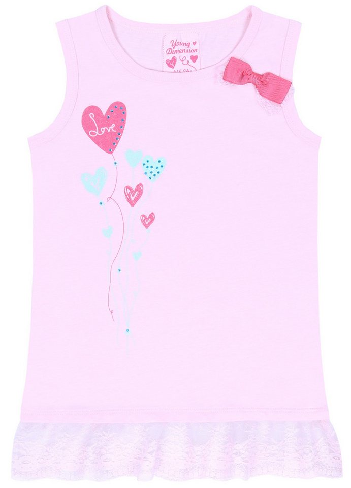 Sarcia.eu Sommerkleid Pinkes Mädchenkleid mit Spitze von 3-4 Jahre von Sarcia.eu