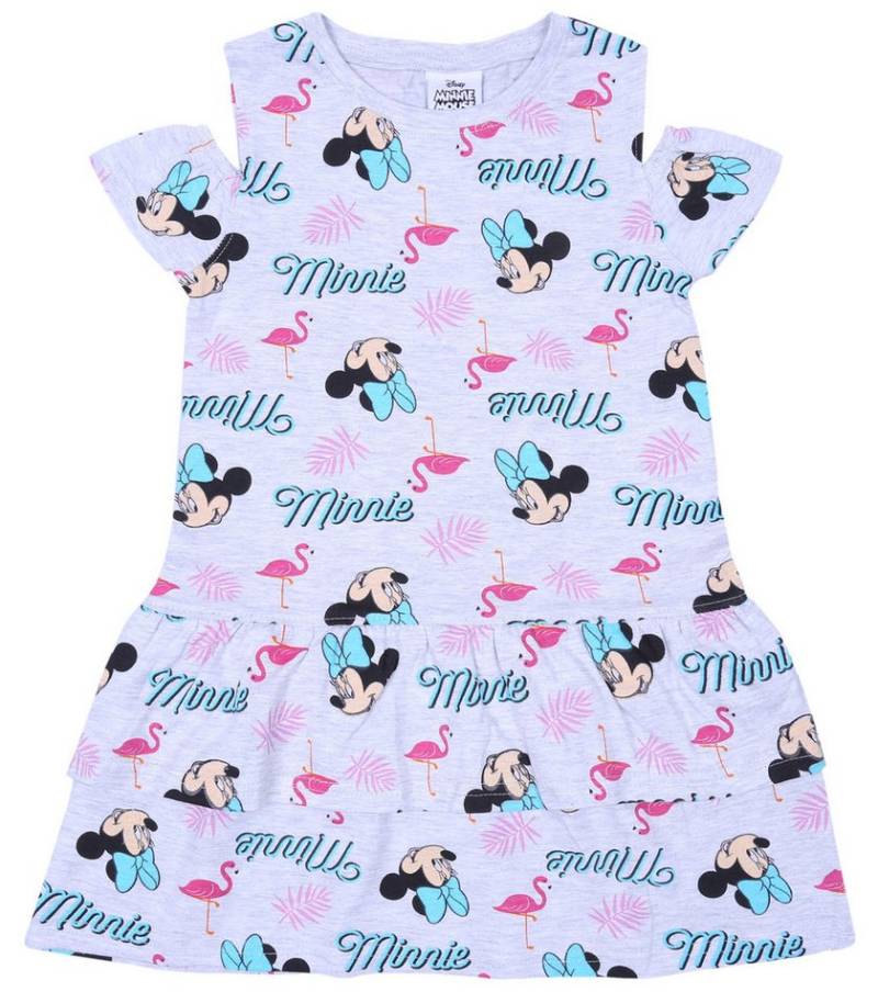 Sarcia.eu Sommerkleid Schönes, graues Sommerkleid mit Rüsche Minnie Mouse DISNEY 9 Jahre von Sarcia.eu