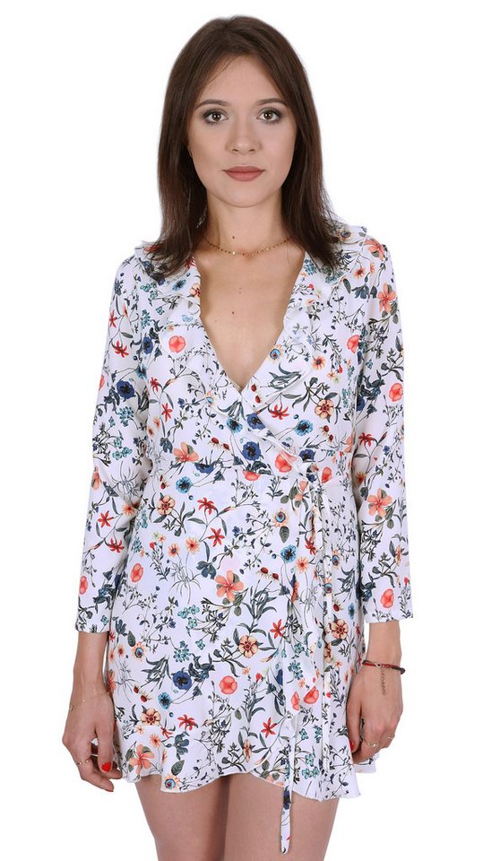Sarcia.eu Sommerkleid Sommerkleid mit kleinen Blümchen gemustert John Zack L von Sarcia.eu
