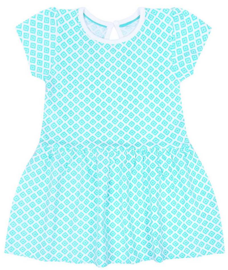 Sarcia.eu Sommerkleid Weiß-grünes Mädchenkleid, kurze Ärmel 18-24 Monate von Sarcia.eu