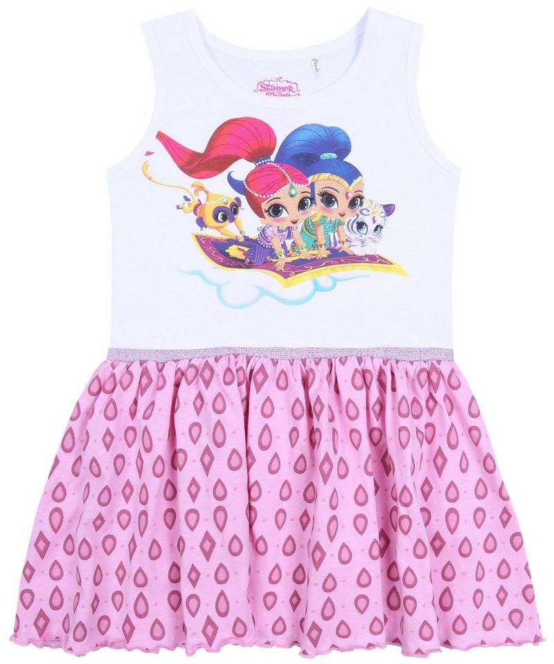 Sarcia.eu Sommerkleid Weiß-pinkes Kleid mit Aufdruck Shimmer & Shine 18-24 Monate von Sarcia.eu