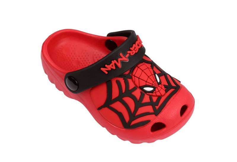 Sarcia.eu SpiderMan rote Badelatschen/Crocs für Kinder Badeschuh von Sarcia.eu