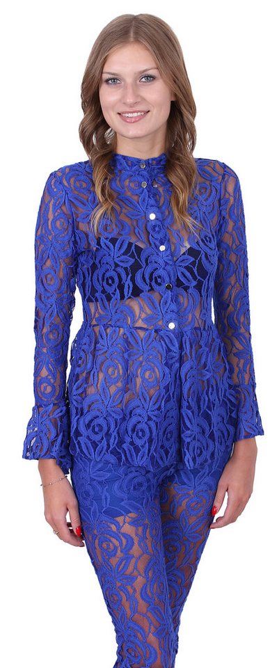Sarcia.eu Spitzenbluse John Zack Blaue Bluse aus Spitze M Sarcia.eu Spitzenbluse John Zack Blaue Bluse aus Spitze M von Sarcia.eu