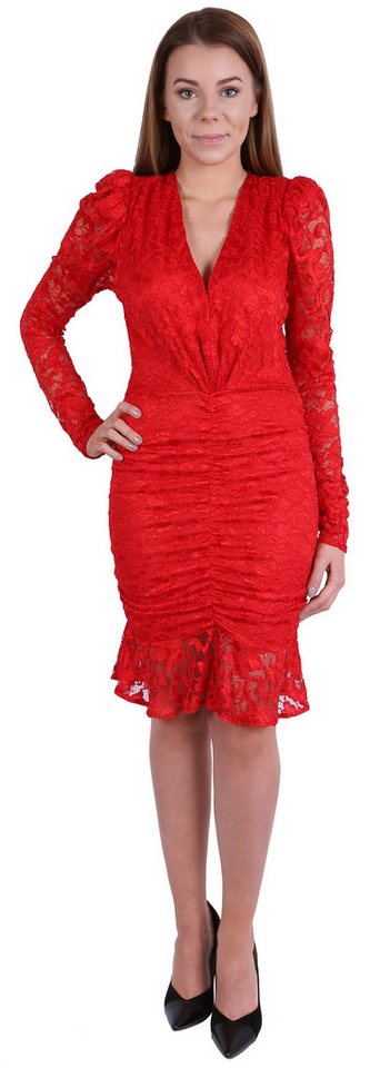 Sarcia.eu Spitzenkleid John Zack Rotes Spitzenkleid L von Sarcia.eu