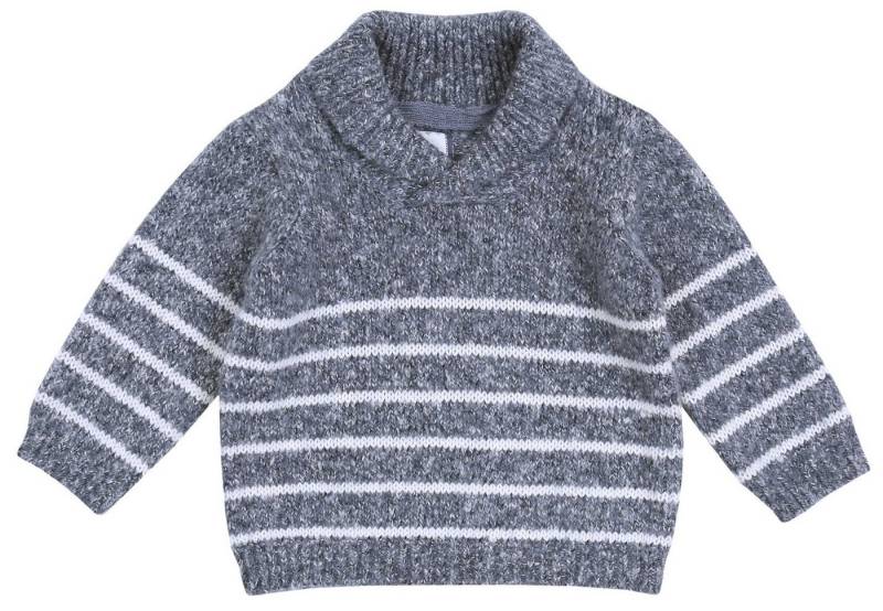 Sarcia.eu Streifenpullover Grauer gestreifter Pullover für Babys Early Days 3-6 Monate von Sarcia.eu