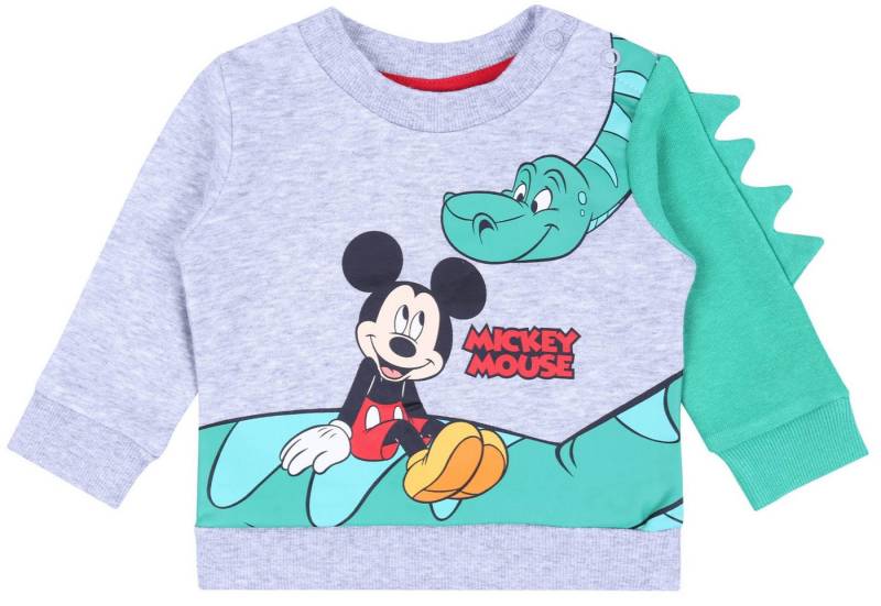 Sarcia.eu Sweatshirt Grau-grünes Mickey Maus Sweatshirt DISNEY 9-12 Monate von Sarcia.eu