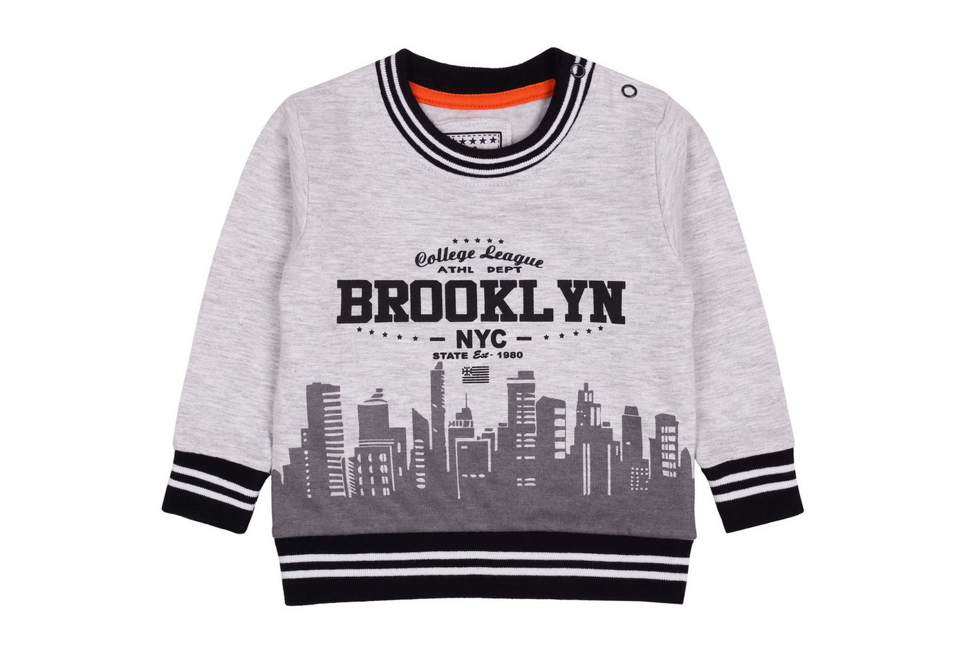 Sarcia.eu Sweatshirt Graue Baby-Bluse BROOKLYN 3-6 Monate von Sarcia.eu