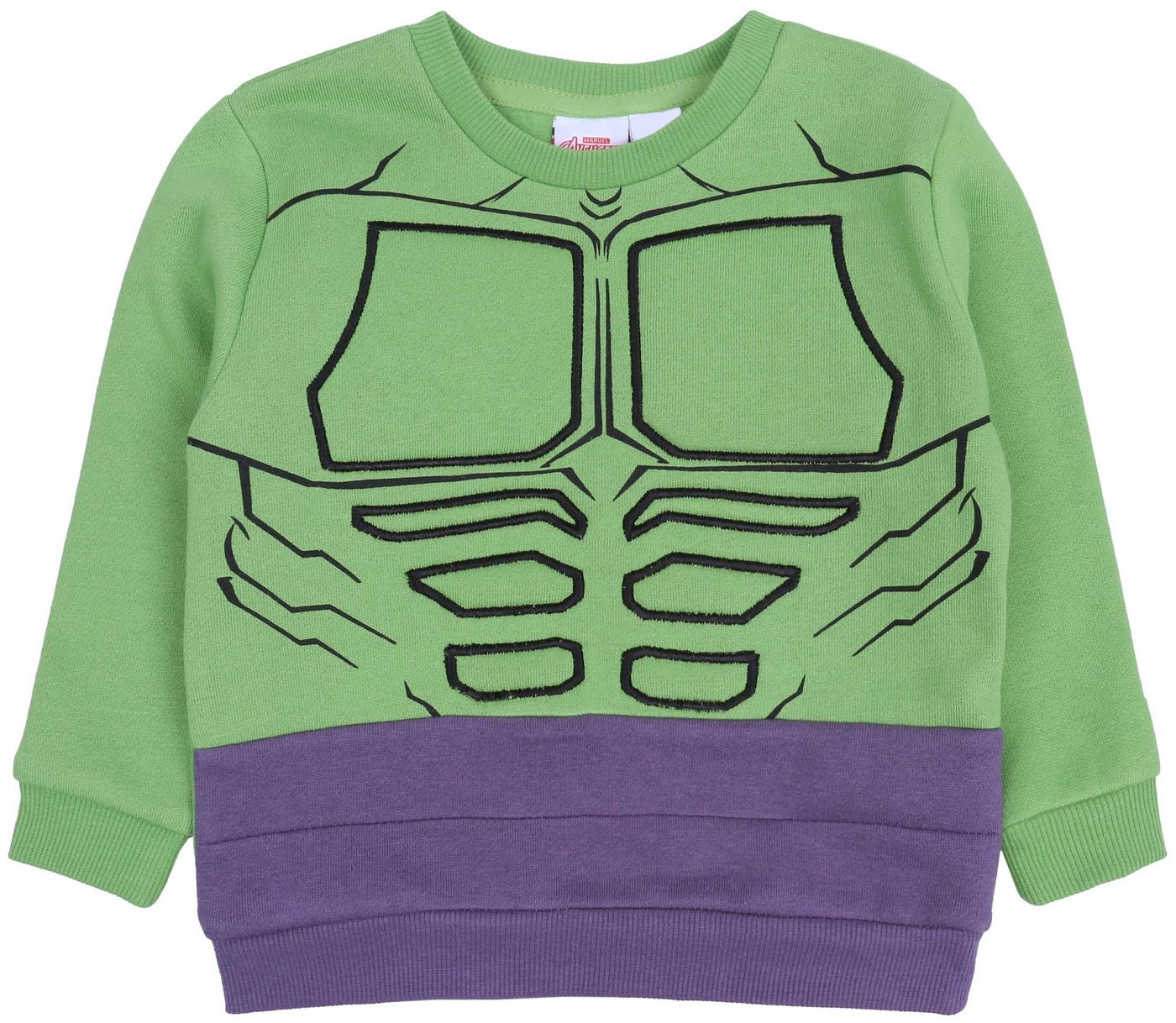 Sarcia.eu Sweatshirt Grün-violette Bluse Hulk MARVEL AVENGERS 7-8 Jahre von Sarcia.eu