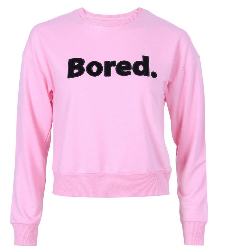 Sarcia.eu Sweatshirt Puderpinkes Sweatshirt Bored M von Sarcia.eu