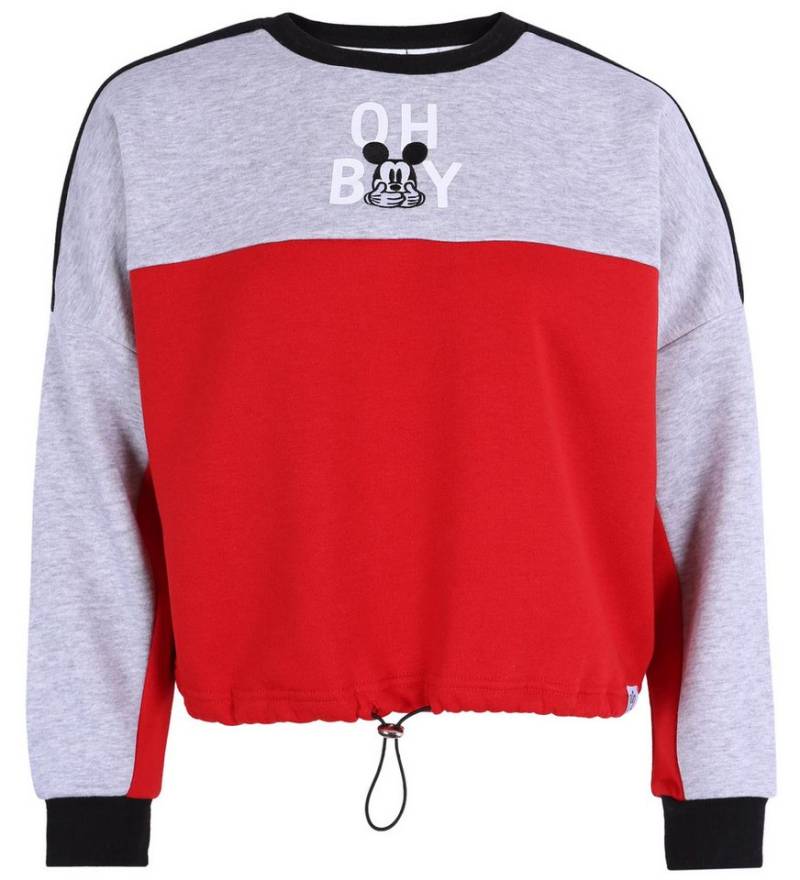 Sarcia.eu Sweatshirt Rot-graues kurzes Shirt Mickey Mouse DISNEY S von Sarcia.eu