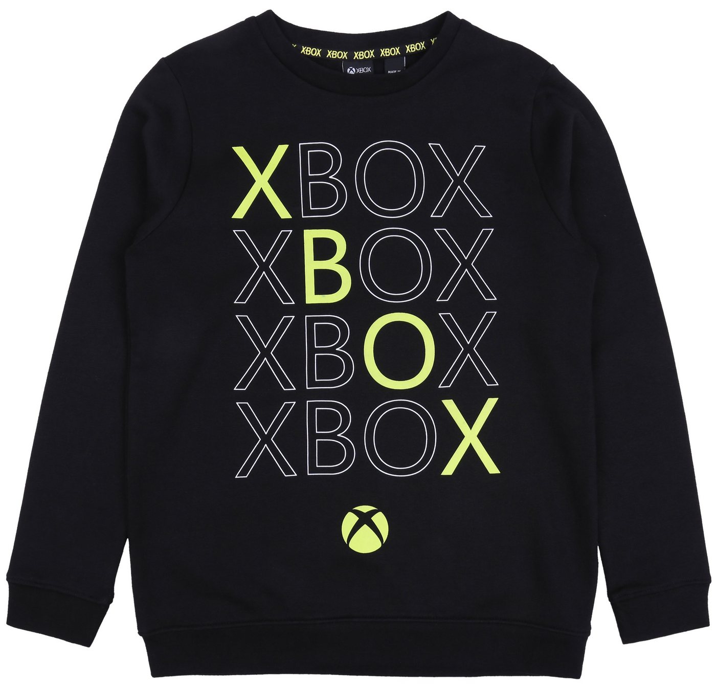 Sarcia.eu Sweatshirt Schwarzer Pullover/Bluse mit langen Ärmeln Xbox 12-13 Jahre von Sarcia.eu