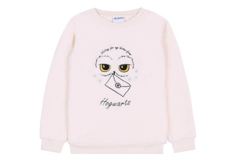 Sarcia.eu Sweatshirt Vliespullover für Mädchen Ecru Harry Potter 5-6 Jahre von Sarcia.eu