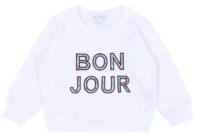Sarcia.eu Sweatshirt Weißes, mädchenhaftes Sweatshirt Bonjour 2-3 Jahre Sarcia.eu Sweatshirt Weißes, mädchenhaftes Sweatshirt Bonjour 2-3 Jahre von Sarcia.eu