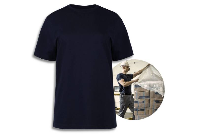 Sarcia.eu T-Shirt VILS Dunkelblaues Unisex-T-Shirt mit Rundhalsausschnitt XXL von Sarcia.eu