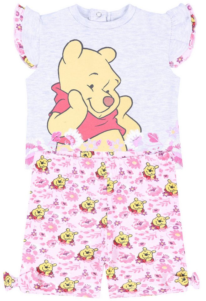 Sarcia.eu T-Shirt & Shorts Grau-Rosa Set von Winnie the Pooh DISNEY 6 Monate von Sarcia.eu