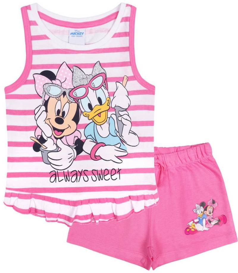 Sarcia.eu T-Shirt & Shorts Pinkes Set Outfit Top + kurze Hose Minnie Maus und Daisy 8 Jahre von Sarcia.eu