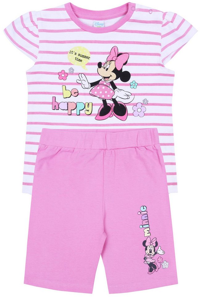 Sarcia.eu T-Shirt & Shorts Weiß-pinkes Set für Mädchen T-Shirt+kurze Hose Minnie Mouse 3 Monate von Sarcia.eu