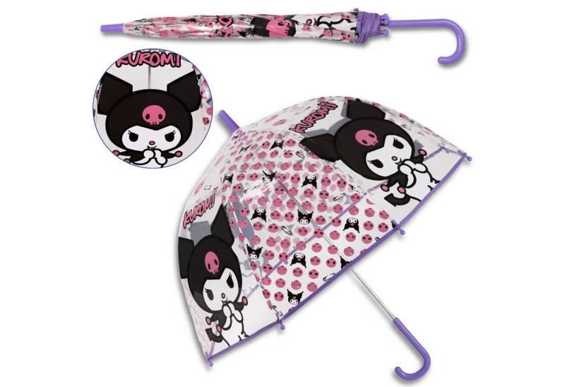 Sarcia.eu Taschenregenschirm Hello Kitty Kuromi Transparenter AUTOMATIK Regenschirm, Klappschirm von Sarcia.eu
