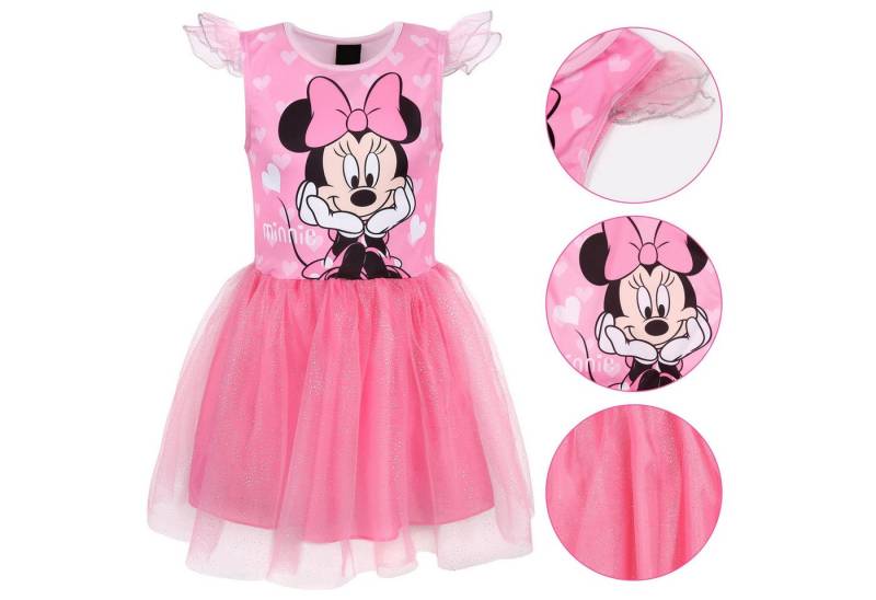 Sarcia.eu Tüllkleid DISNEY Minnie Mouse rosa kurzarm Tüllkleid für Mädchen, 8-9 Jahre von Sarcia.eu